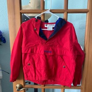 Columbia jacket pull over hooded boys size 10/12